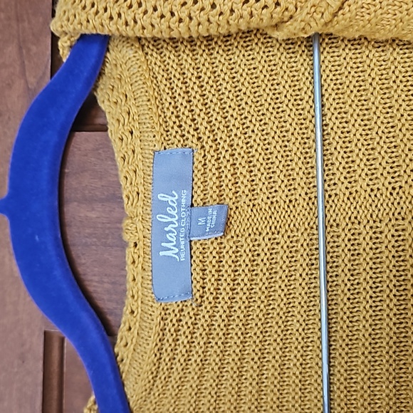 Marled Open Front Hooded Cardigan - Picture 2 of 7